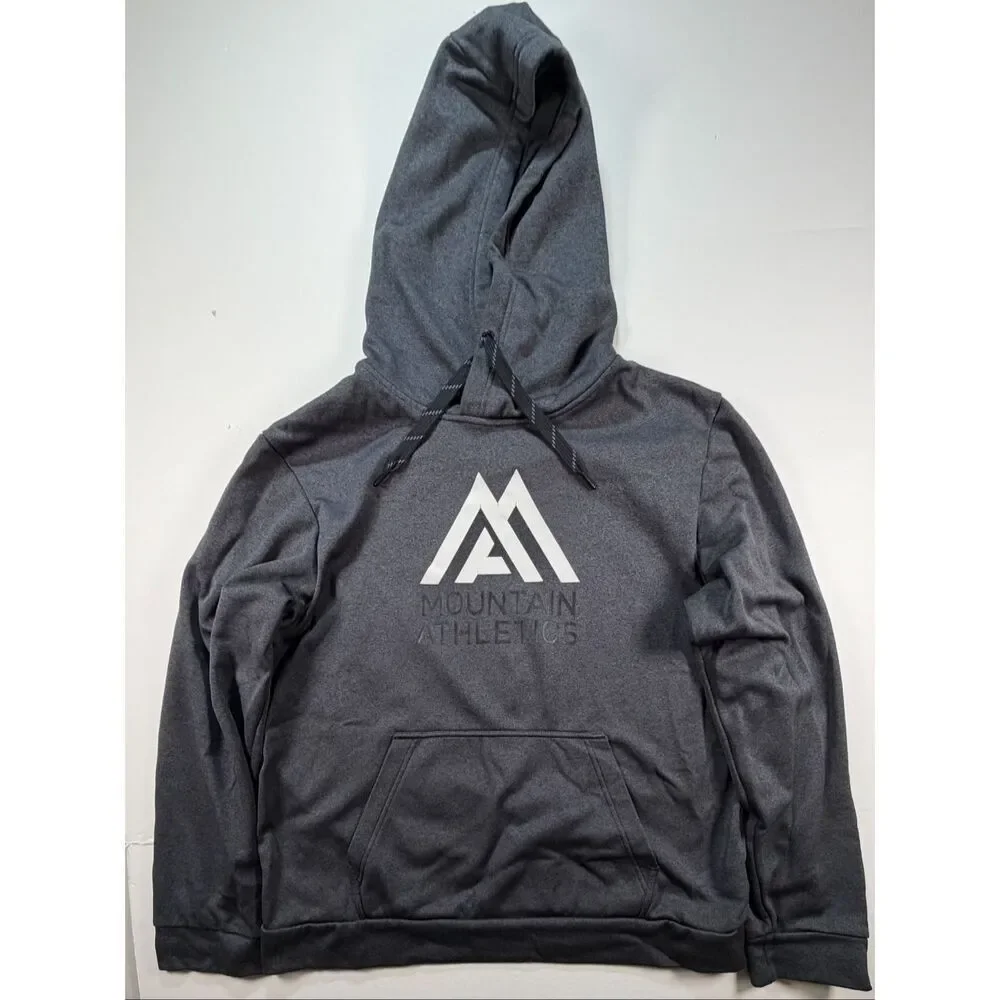 The North Face Hoodie Mountain Athletics Gray Pullover Sweatshirt Size Large Men